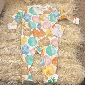 Burt’s bees baby Easter footsie